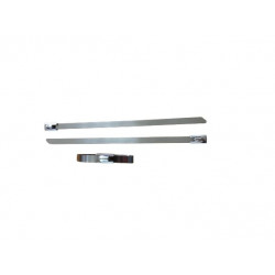 Colliers et liens de serrage. Acier 290 - 152 x 4,6 mm - Métallique - Sachet de 100 Colliers