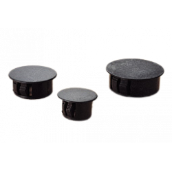 Bouchon - 16,7 x 10,3 mm - Noir - Sachet de 100 Bouchons