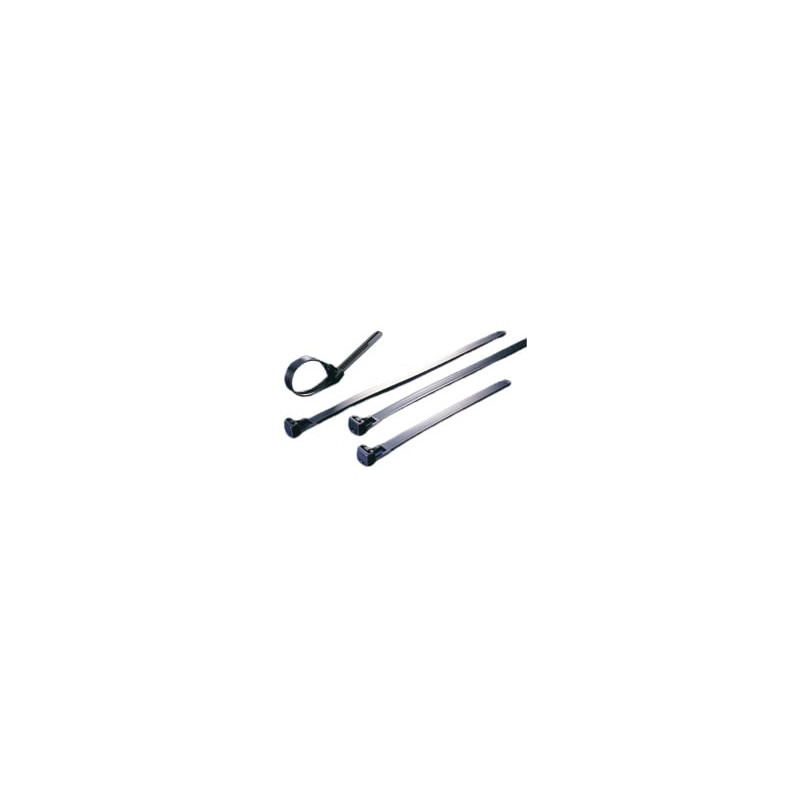 Colliers et liens de serrage. Réutilisable - 150 x 7,6 mm - Naturel - Sachet de 100  Colliers