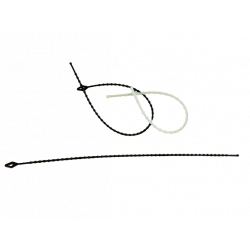 Colliers et liens de serrage. Perles-boules - 103 x 2,5 mm - Naturel - Sachet de 100 Colliers