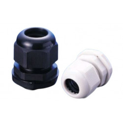 Presse-étoupe avec contre écrou - 15.2 mm -  PG9 - Noir - Sachets de 50 Presse-étoupes