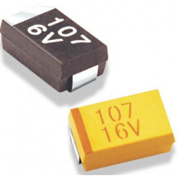 Condensateur Tantal" Boitier 5-E  15µF ±10% 50V LOW ESR (LE) TANCAP