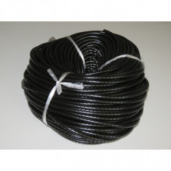 Gaine Flash. Ignifugé UL94V-0 - 100 m x 8 mm - Noir - Bobine de 100 m