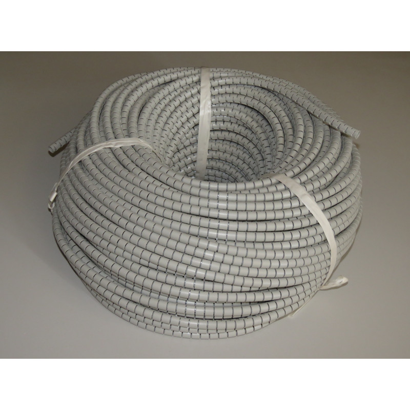 Gaine Flash. Standard - 5 m x 8 mm - Gris  - Longueur de 5 m