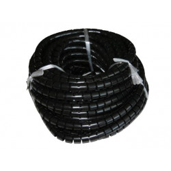 Gaine Flash. Standard - 20 m x 25 mm - Noir - Bobine de 20 m