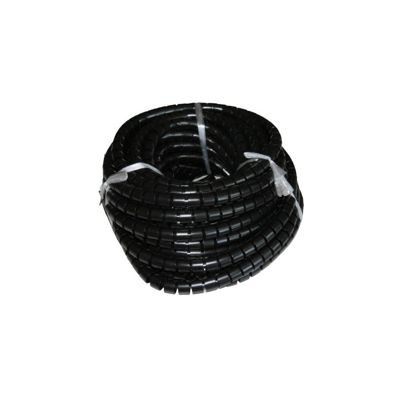 Gaine Flash. Standard - 20 m x 25 mm - Noir - Bobine de 20 m