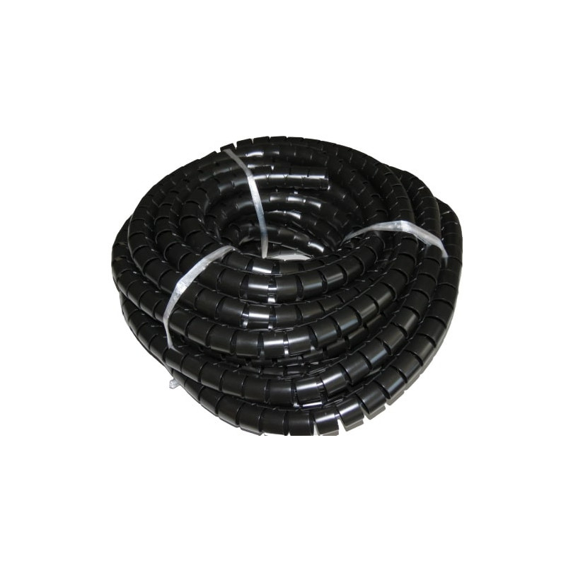 Gaine Flash. Ignifugé UL94V-0 - 15 m x 32 mm - Noir - Bobine de 15 m