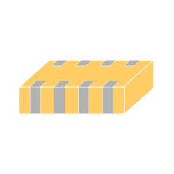 Condensateur Tantal" Boitier 2-B  10µF ±10% 20V -Standard HONGDA